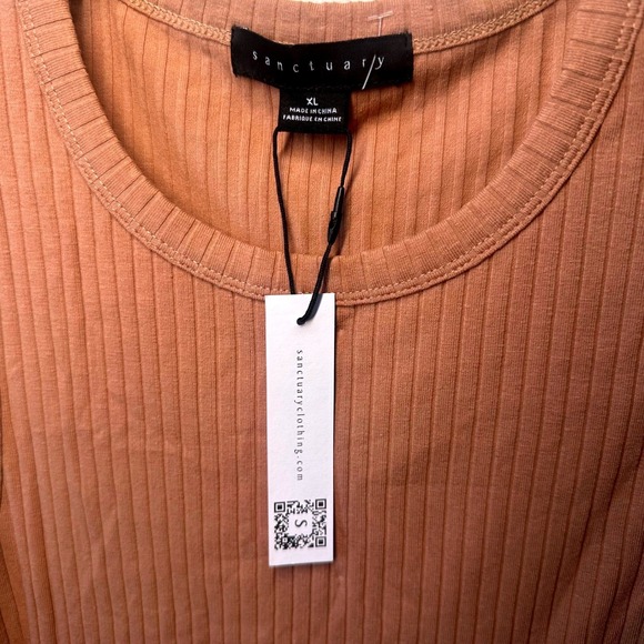 Sanctuary Ribbed Tank Midi‎ Dress Women's XL Sleeveless Casual Bodycon NWT new - Picture 3 of 6